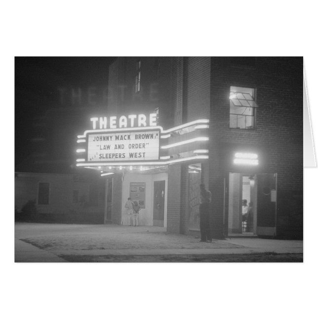 Kino bei Nacht, 1941 (Vorderseite (Horizontal))