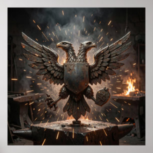 Kino-Dunkle-Schmiede-Herrscher-Adler Il Poster