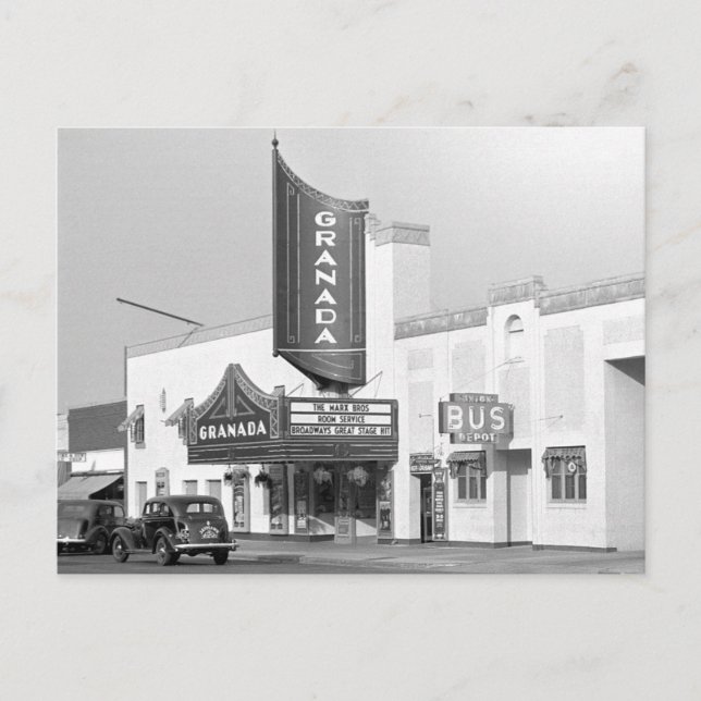 Kino Granada, 1938 Postkarte (Vorderseite)