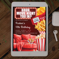 Kino Night Boy Teenage Geburtstag