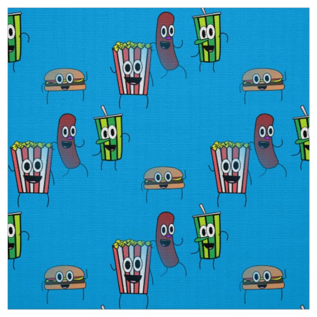 Kino-Popcorn-Stoff Stoff (Muster)