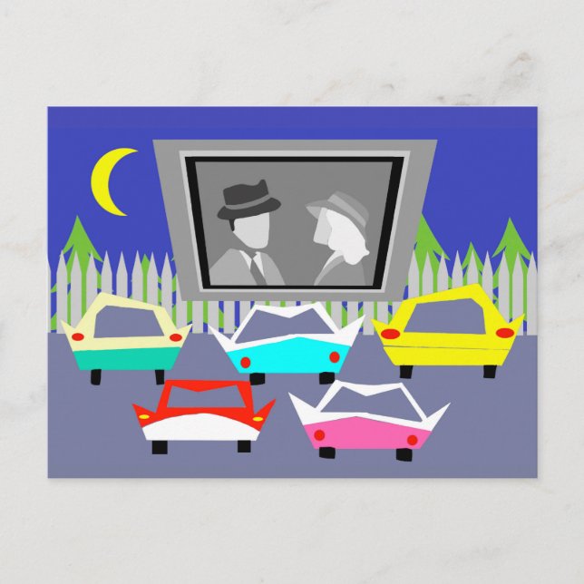 Kino-Postkarte für Kleinstädte Postkarte (Vorderseite)