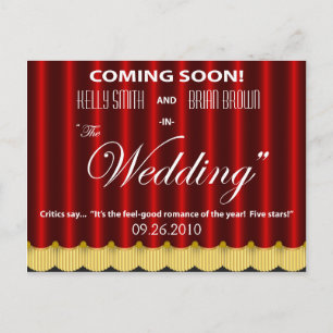 Kino Rett-The-Date Postcard Ankündigungspostkarte