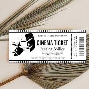 Kino-Ticket-Einladung Einladung