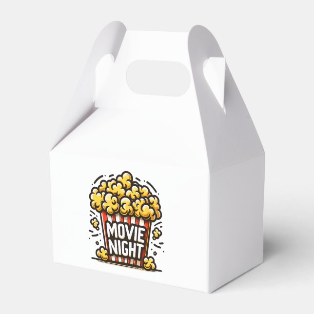 Kinoabend Delight Playful Popcorn Geschenkschachtel (Vorderseite)