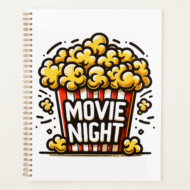 Kinoabend Delight Playful Popcorn Planer (Vorderseite)