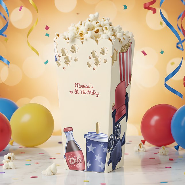 Kinoabend Geburtstag für Kinder Geschenkschachtel (Von Creator hochgeladen)