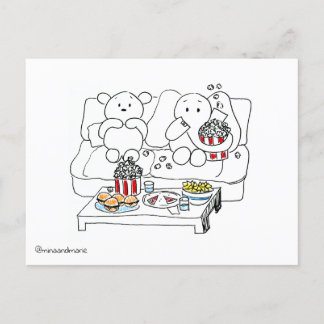 Kinoabend Postkarte
