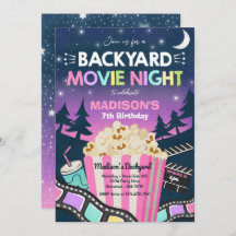 Kinofilm "Backyard Night Birthday Movie" unter dem