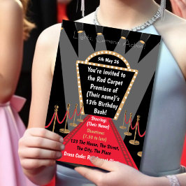 Kinofilm Premiere Geburtstagsparty Einladung