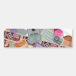 Kinokarte Autoaufkleber