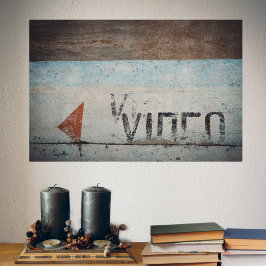 Kinoliebhaber im Stil eines urbanen Loftes Poster