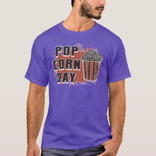 Kinotag Film Popcorn Tag Kino Film vintage T-Shirt