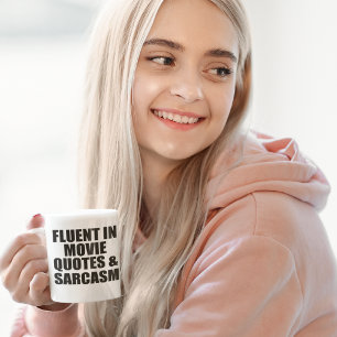 Kinozitate und Sarcasm Kaffeetasse