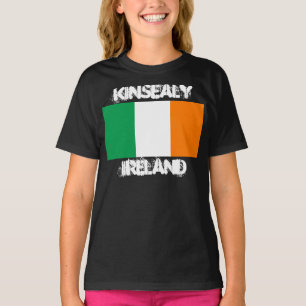 Kinsealy, Irland mit der irischen Flagge Girls T-Shirt