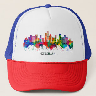 Kinshasa DR Kongo Skyline Truckerkappe