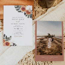 KINSLEY Tropical Boho Terracotta Foto Wedding