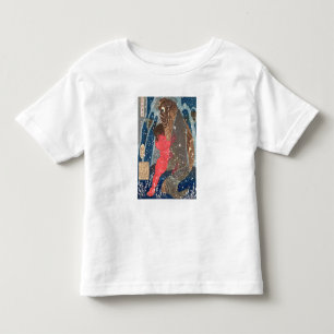 Kintoki schwimmt herauf den Wasserfall Kleinkind T-shirt