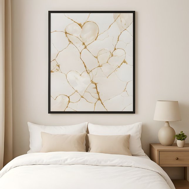 Kintsugi Herz der Liebe  Poster (Von Creator hochgeladen)