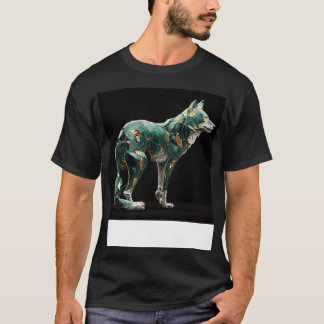 Kintsugi Jade Wolf Aof Stärke und Widerstandskraft T-Shirt