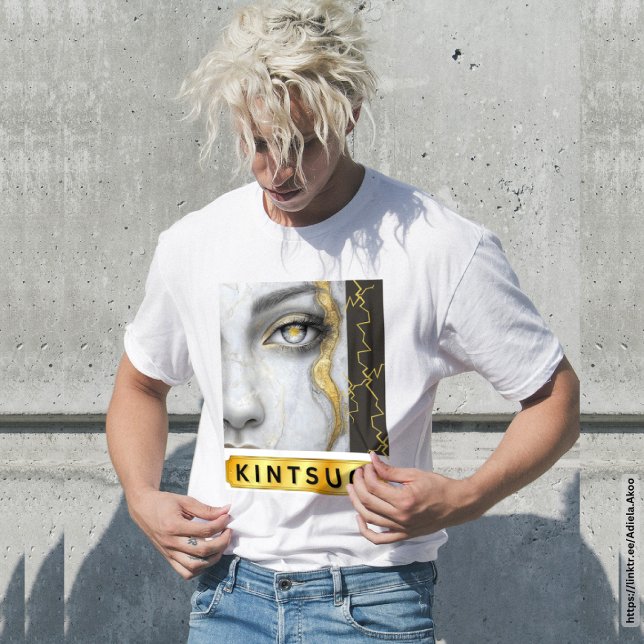 KINTSUGI Mens T - Shirt (KINTSUGI t-shirts By Poet Adiela Akoo - great gifts - 
reminding you that you are resilent)