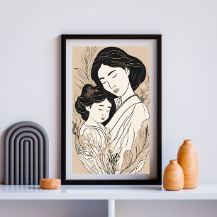 Kintsugi Mutter - Schönheit in Unvollkommenheit & Poster