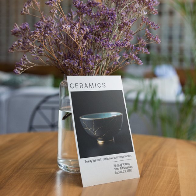 Kintsugi Pottery Post Card Postkarte (Von Creator hochgeladen)