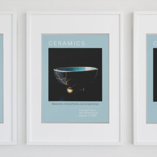Kintsugi Pottery Poster Series | Blass