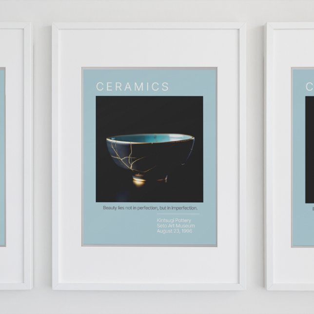 Kintsugi Pottery Poster Series | Blass (Von Creator hochgeladen)