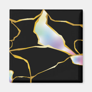 Kintsugi with Multicolor Jewel Tone Magnet