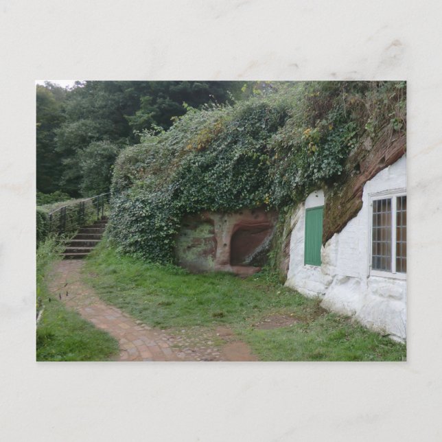 Kinver Edge Rock Houses Postkarte (Vorderseite)