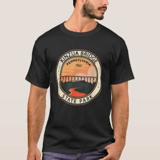 Kinzua Bridge Staat Park Pennsylvania Abzeichen Vi T-Shirt