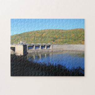 Kinzua Dam Picturesque Fall Farbenfroher Familiens Puzzle
