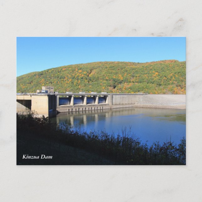 Kinzua Dam Postkarte (Vorderseite)