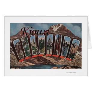 Kiowa, ColoradoLarge Buchstabe ScenesKiowa, Co