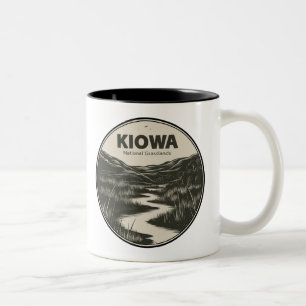 Kiowa National Grasslands Stream Zweifarbige Tasse