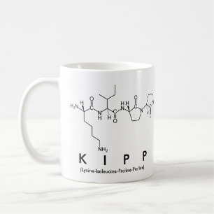 Kipp Peptid-Namen-Tasse Tasse