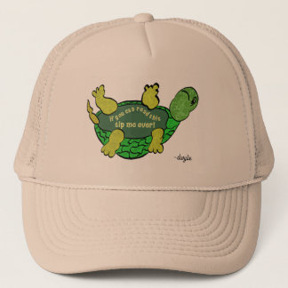 Kippe mich um, Schildkröte Truckerkappe