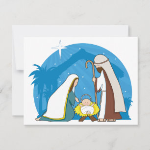 Kippender Christus Feiertagskarte