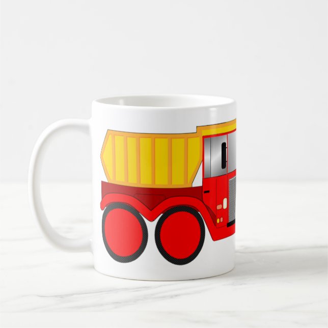 Kipper-LKW Kaffeetasse (Links)