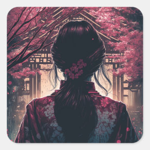 Kira Kirschblüten - Aufkleber