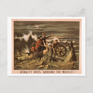 Kiralfy Bros Theatrie "Around the World" Postkarte