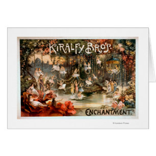 Kiralfy Bruder-Verzauberungs-Theaterplakat