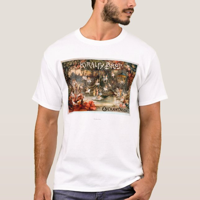 Kiralfy Bruder-Verzauberungs-Theaterplakat T-Shirt (Vorderseite)