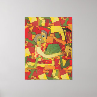 Kirar Melody in Fragments Leinwanddruck