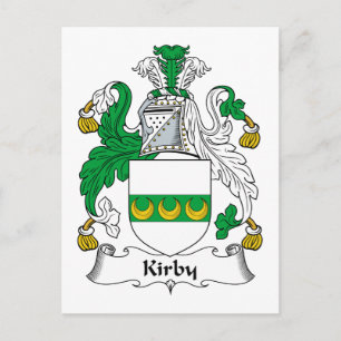 Kirby Familienwappen Postkarte