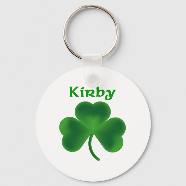 Kirby Kleeblatt Schlüsselanhänger (Vorderseite)