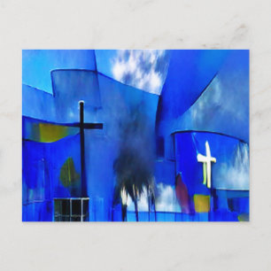 Kirche Abstrakte Kunst Postkarte