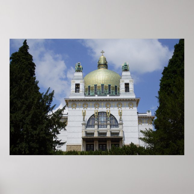 Kirche am Steinhof Poster (Vorne)
