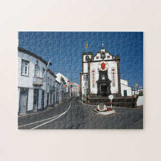 Kirche auf den Azoren Puzzle
